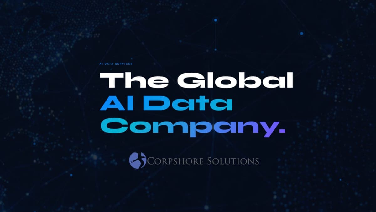 Corpshore Solutions launches AI training data division